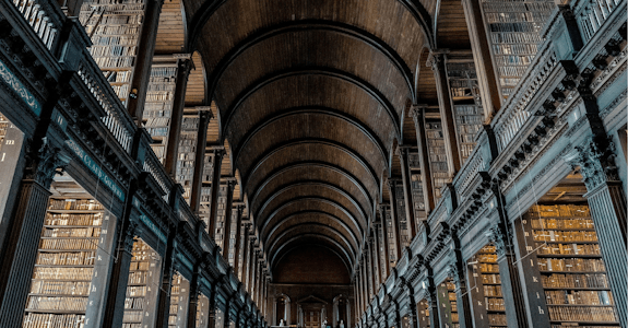 Trinity College Library, Dublin, permanent home to the Book of Kells