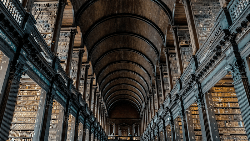 Trinity College Library, Dublin, permanent home to the Book of Kells