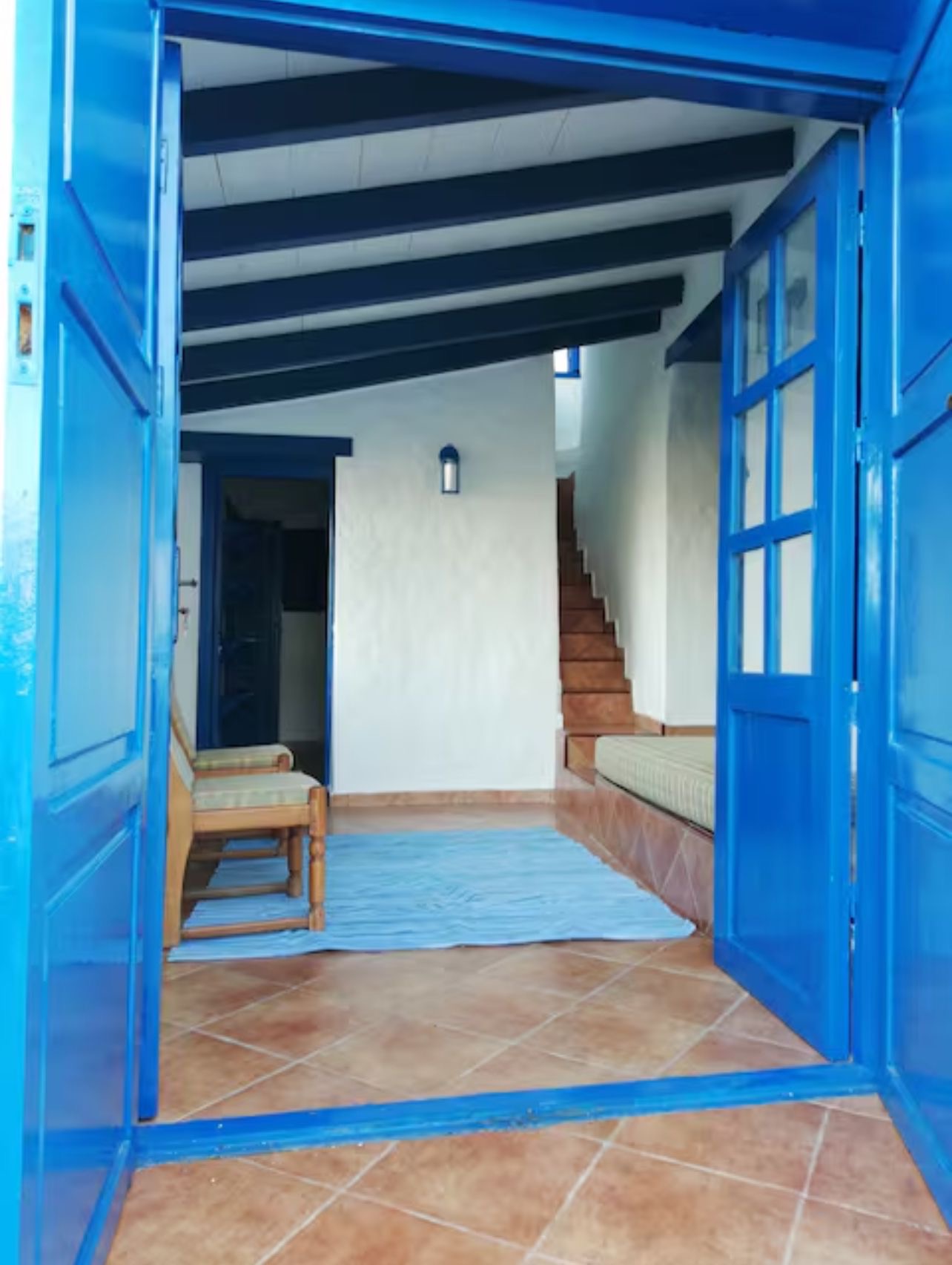 Traditional Rif-style house accommodation for Regenerative Conservation interns in Morocco