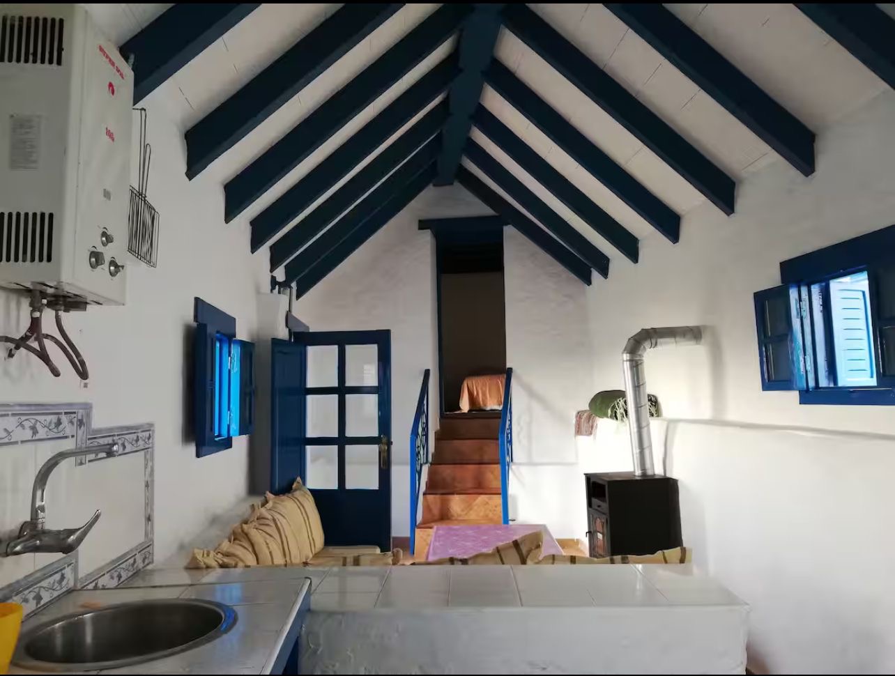 Traditional Rif-style house accommodation for Regenerative Conservation interns in Morocco