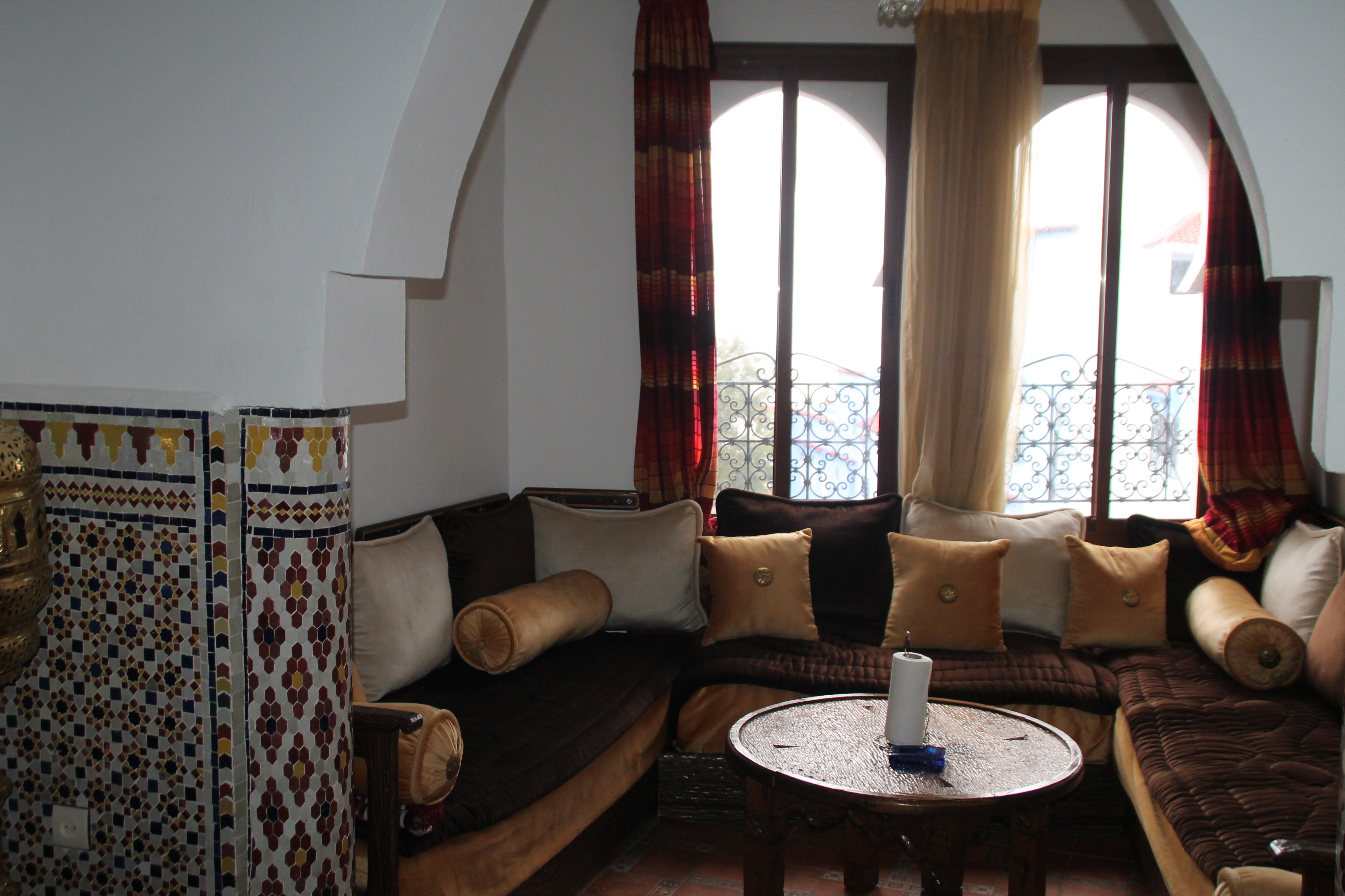 Traditional Rif-style house accommodation for Regenerative Conservation interns in Morocco