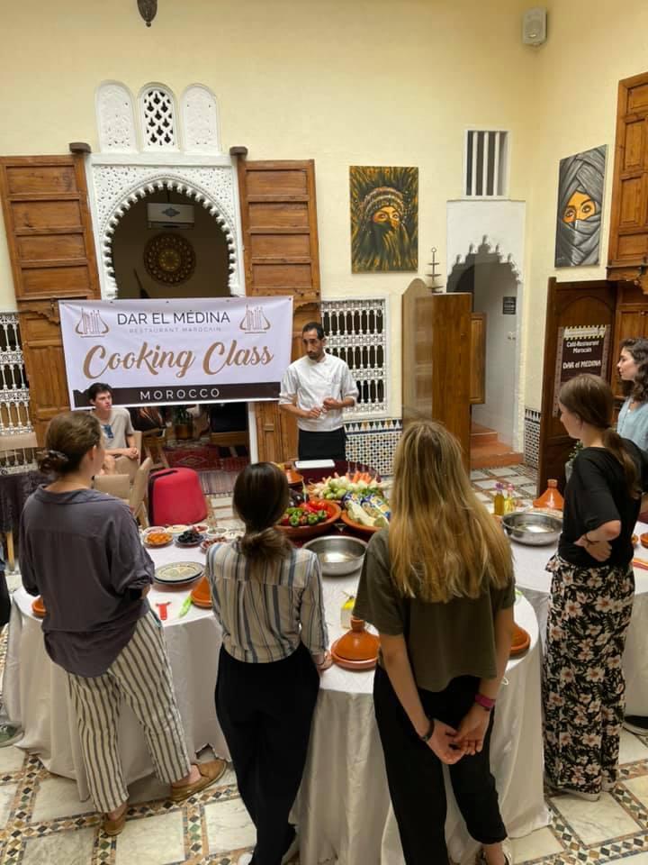 Cooking lessons for interns in Morocco, Intern Abroad HQ