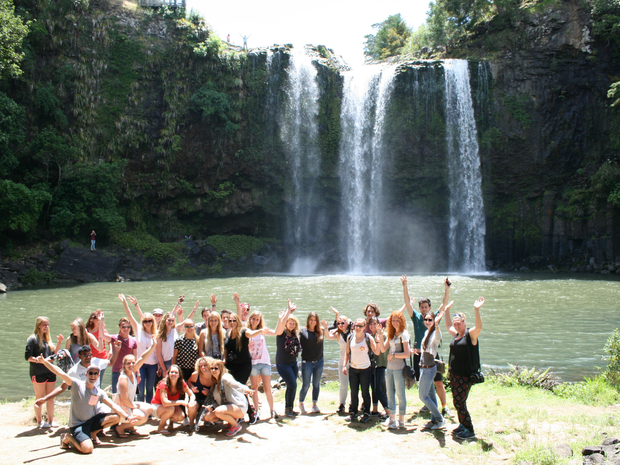 Waterfall in Northland, Bay Of Islands, New Zealand
