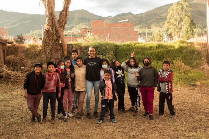Youth Development and Education interns in Cusco, Peru