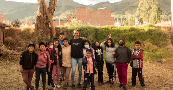 Youth Development and Education interns in Cusco, Peru