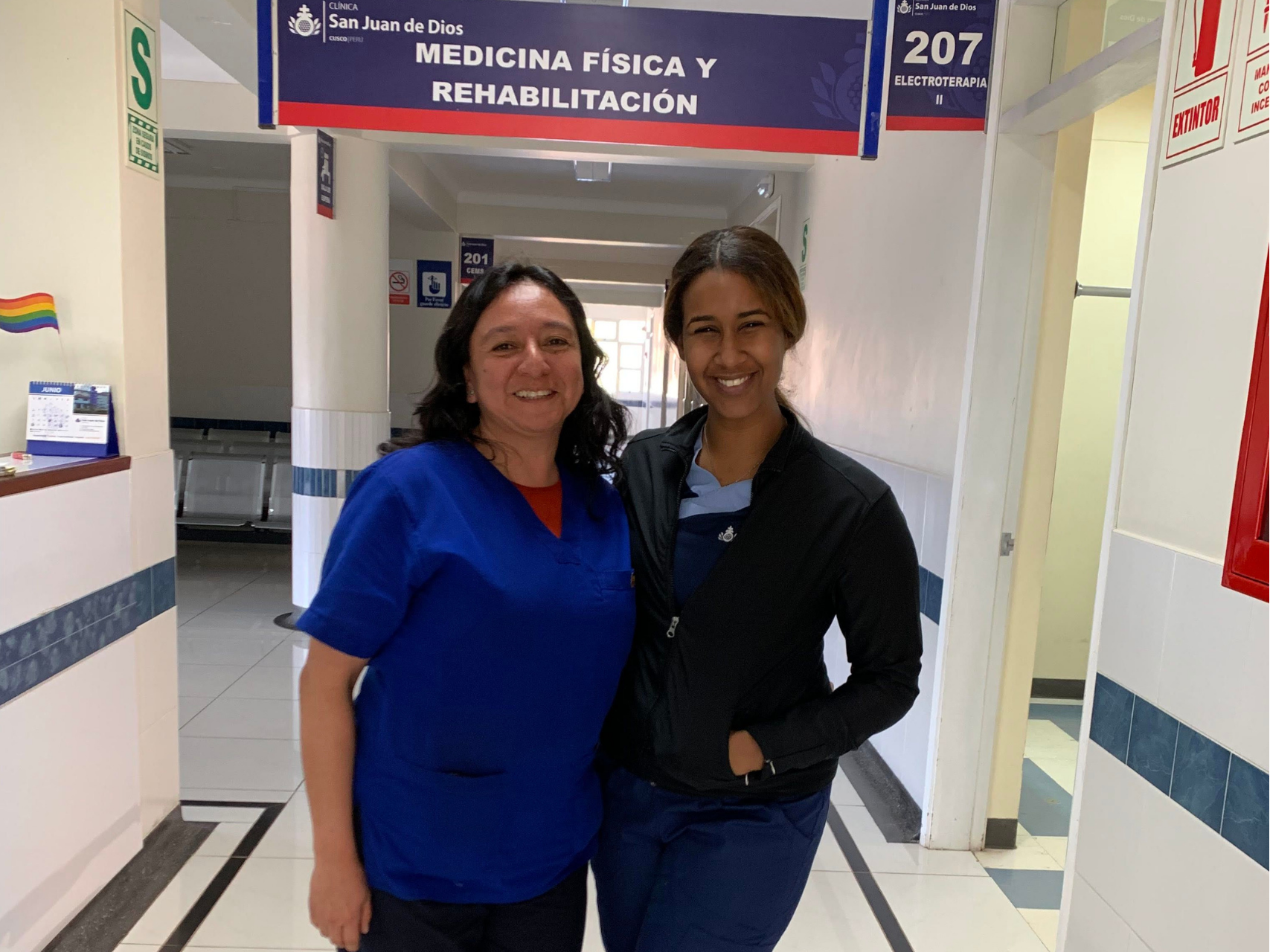 Physiotherapy intern in Cusco, Peru