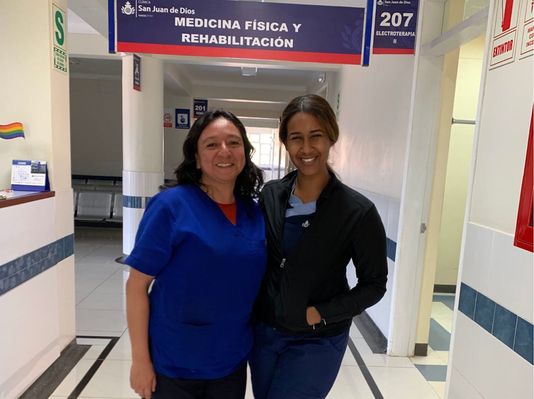 Physiotherapy intern in Cusco, Peru