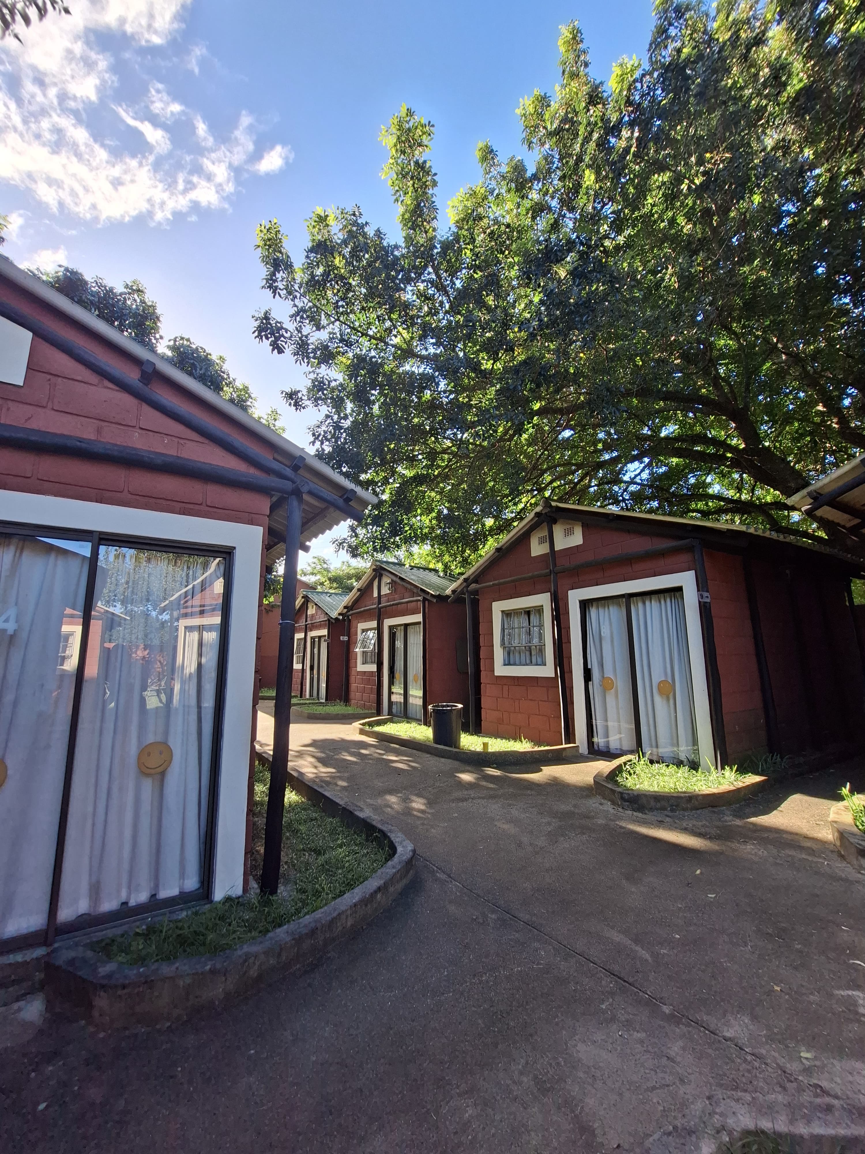 Outdoor view of the accommodation units for Marine Conservation internships, Sodwana Bay, South Africa
