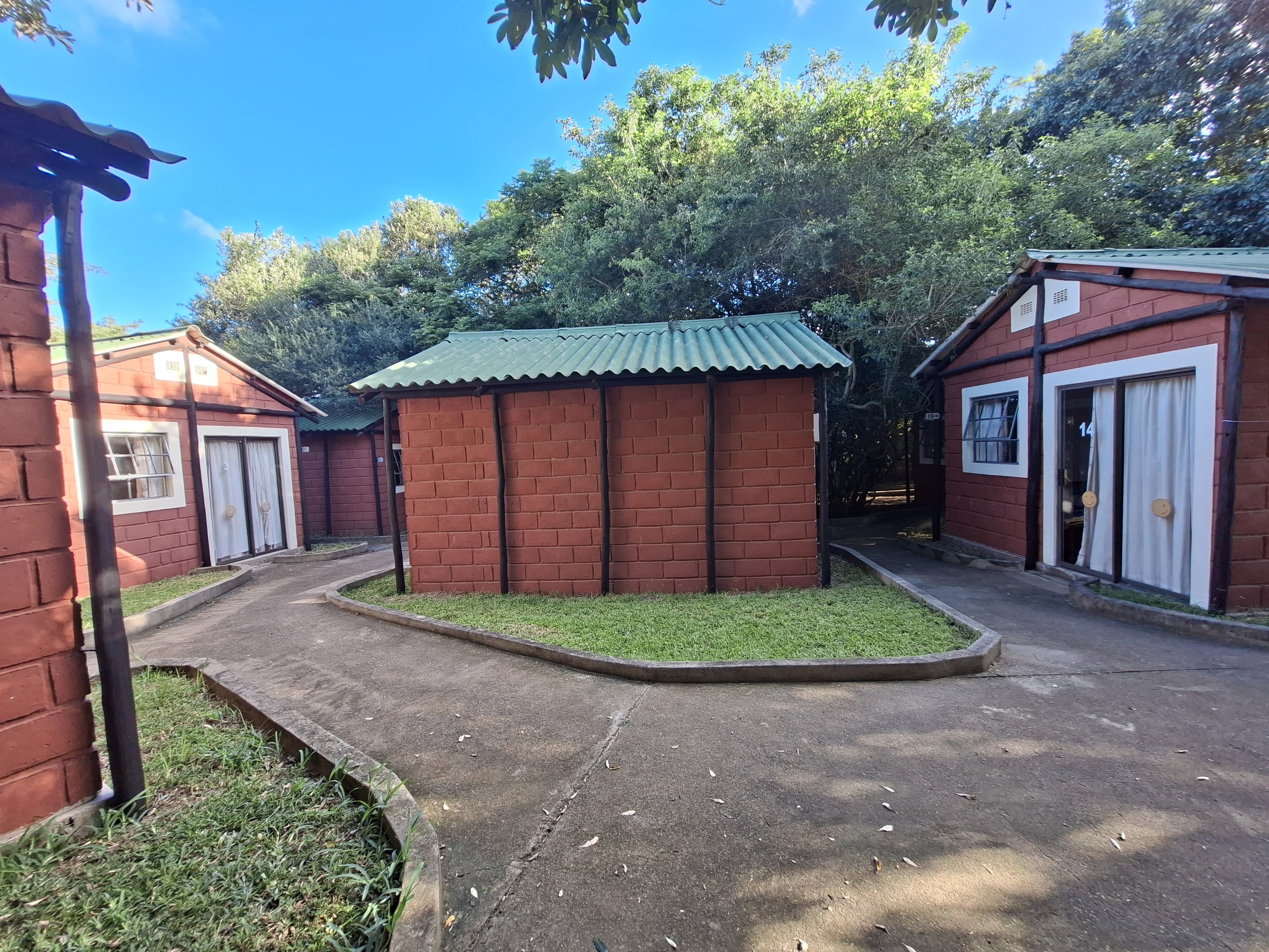 Outdoor view of the accommodation units for Marine Conservation internships, Sodwana Bay, South Africa