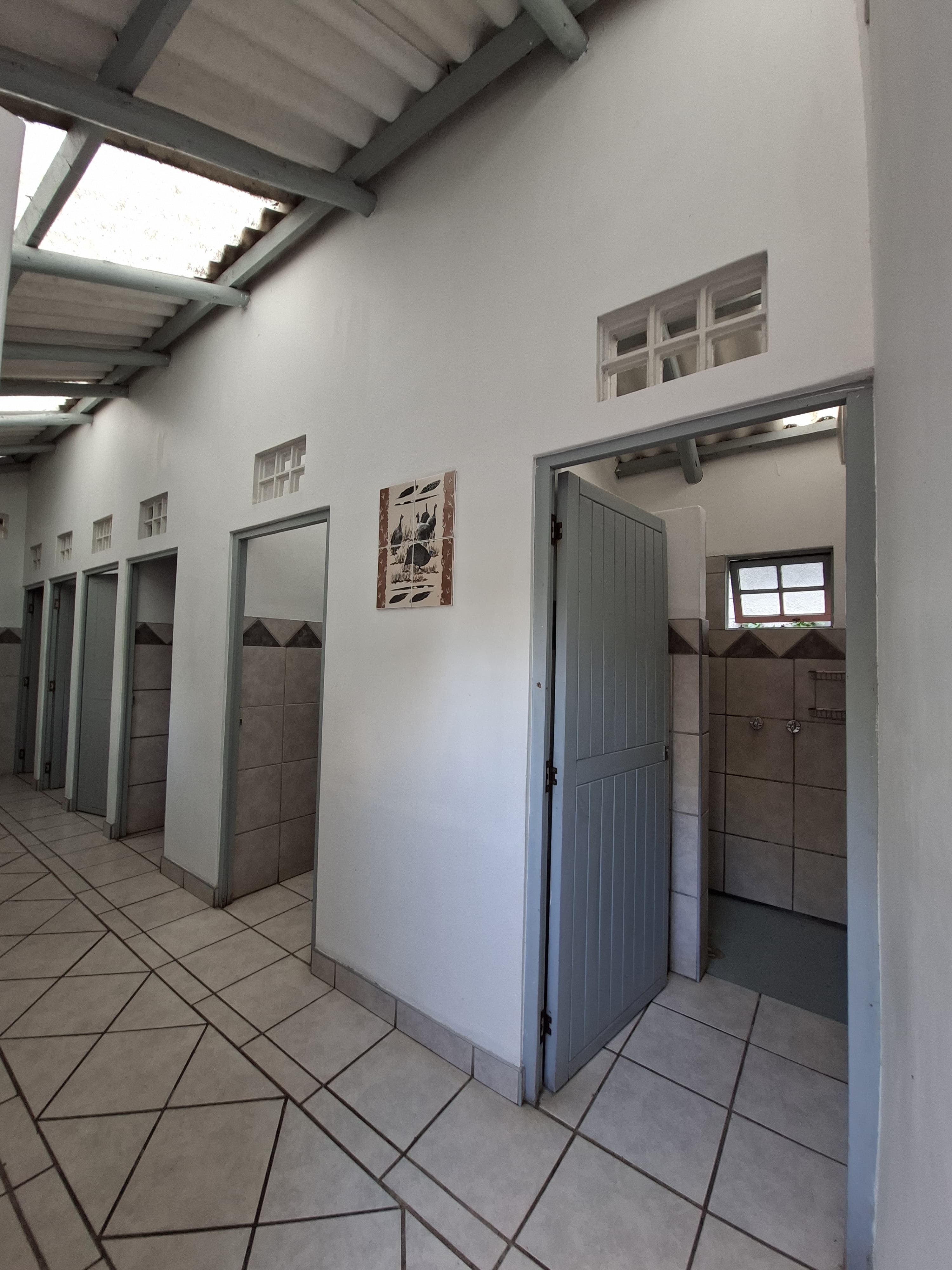 Interior view of bathroom facilities, available for Marine Conservation internships, Sodwana Bay, South Africa