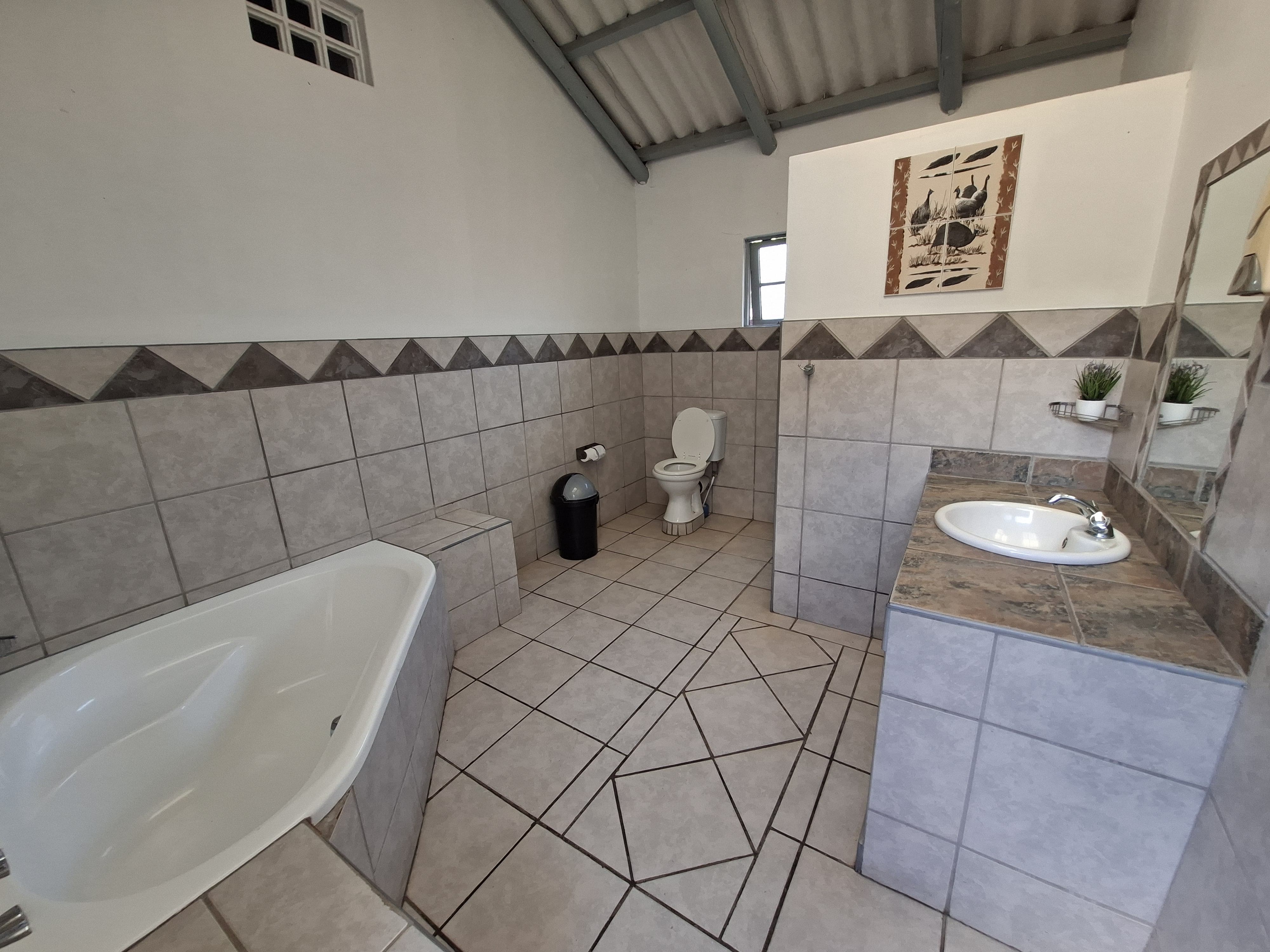 Interior view of bathroom facilities, available for Marine Conservation internships, Sodwana Bay, South Africa