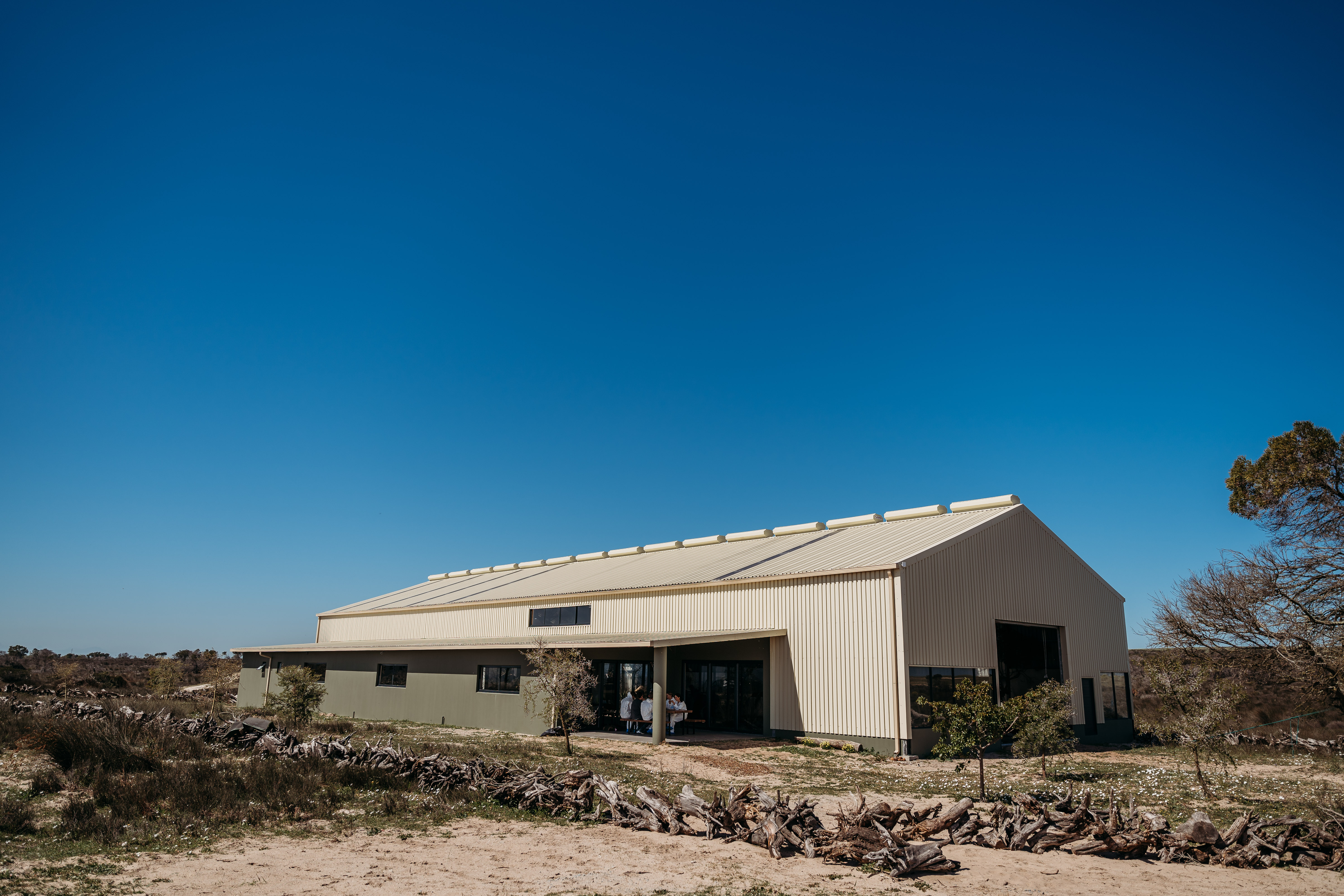 Outside view of the training facility for wildlife forensics internship