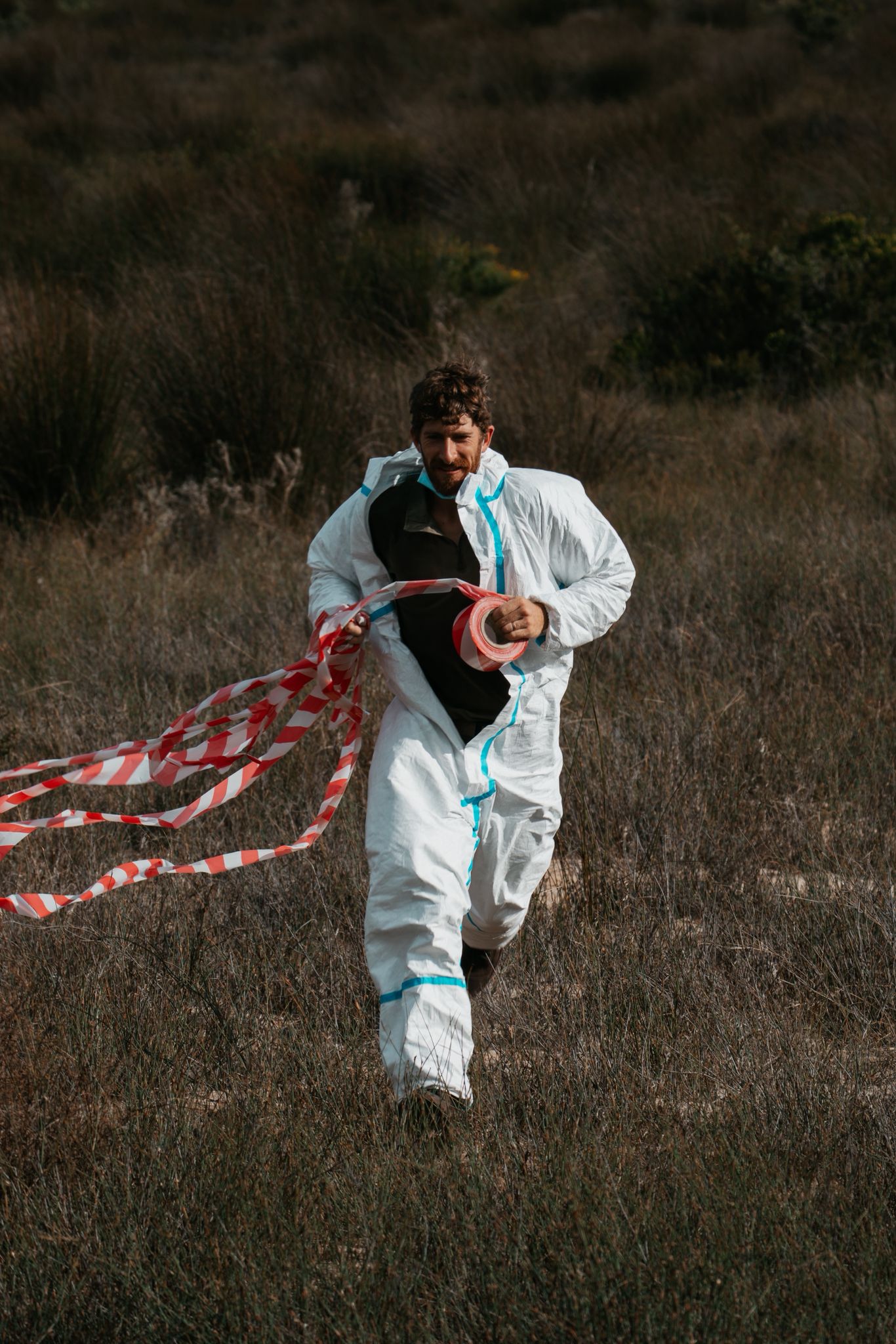 Outdoor crime scene example, training from the wildlife forensics internship course