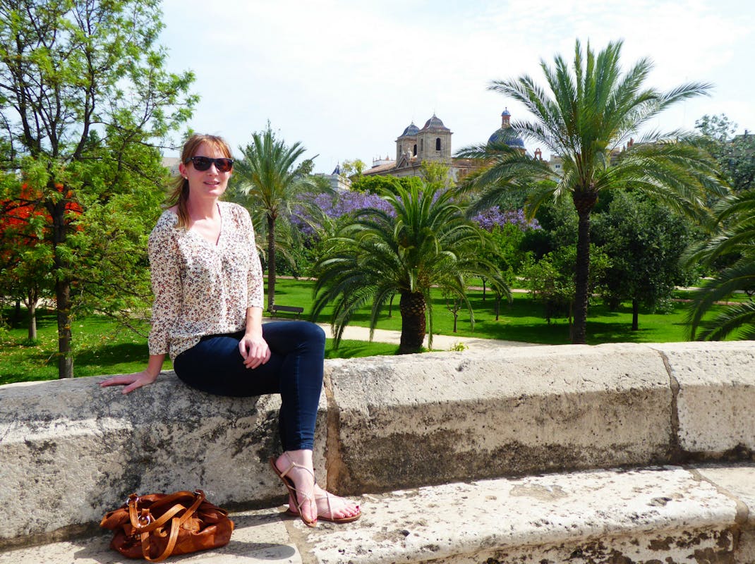 Resting on the city walls of Valencia, Spain, Intern Abroad HQ