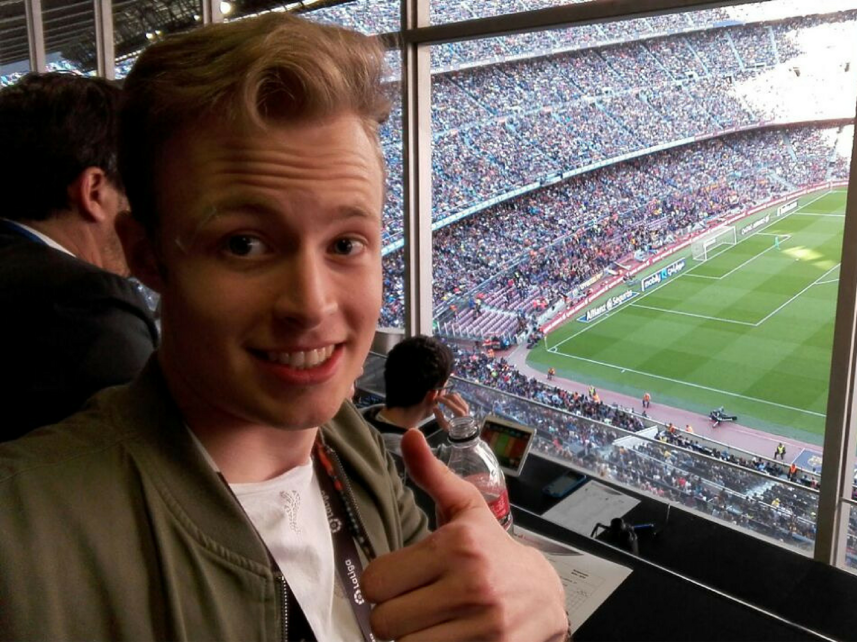 Intern enjoying football in Spain, Intern Abroad HQ