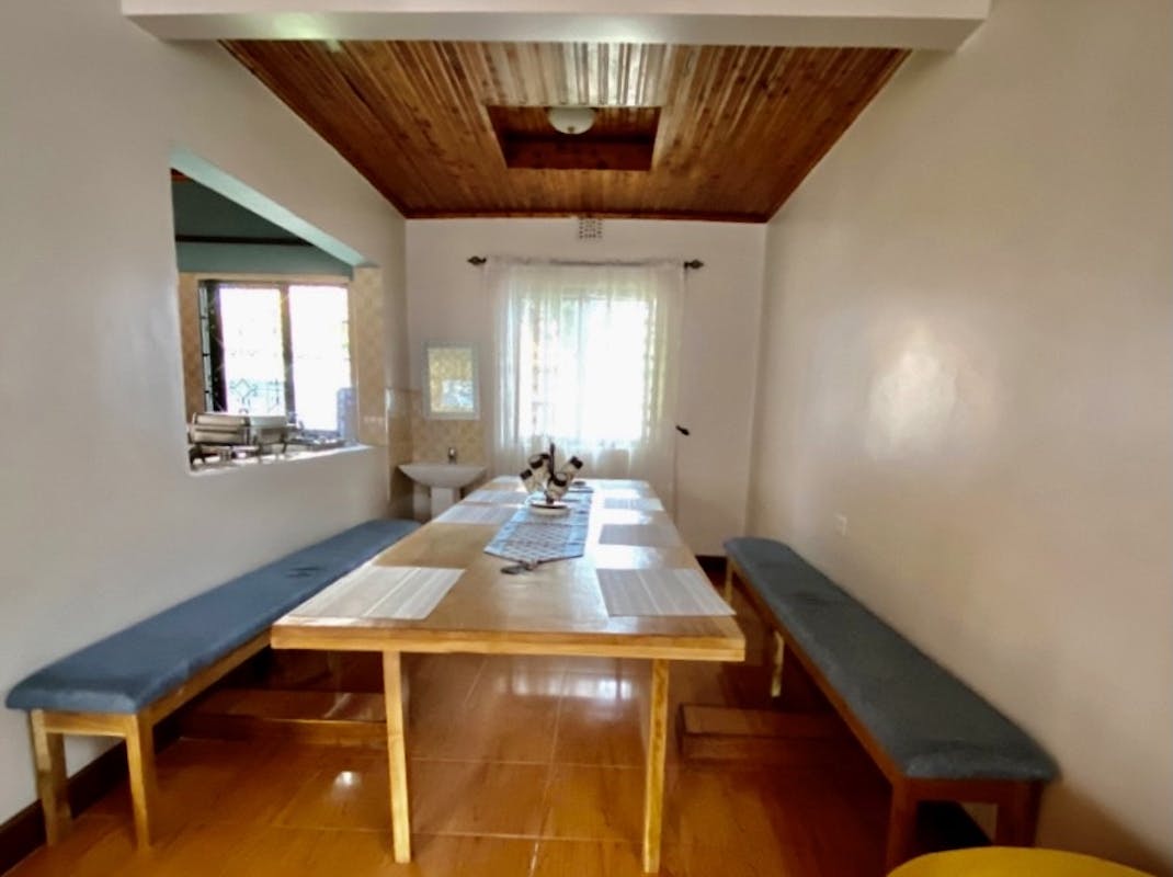 Internship accommodation and common area in Arusha, Tanzania