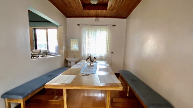 Internship accommodation and common area in Arusha, Tanzania