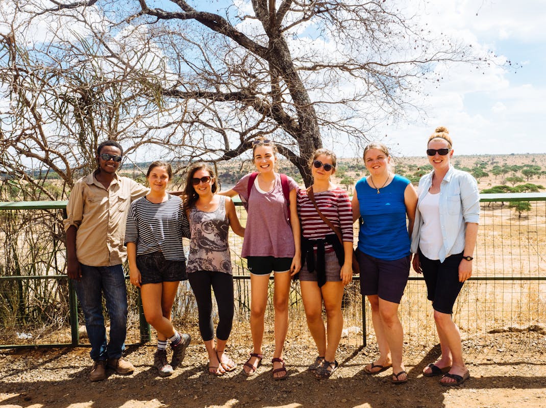 Interns on safari in Tanzania, Intern Abroad HQ