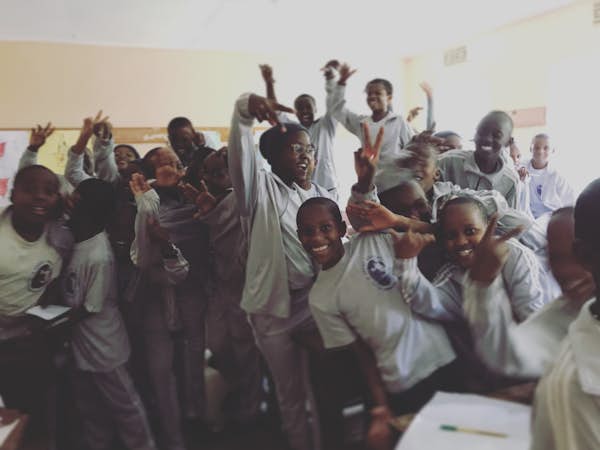 School children in Tanzania, Intern Abroad HQ