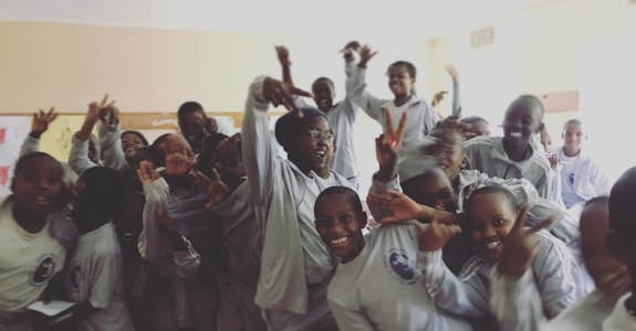 School children in Tanzania, Intern Abroad HQ