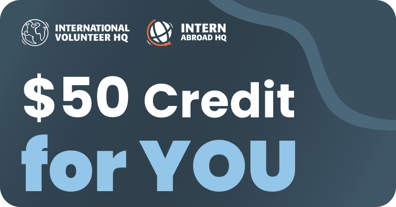 IVHQ Referral Program $50 credit for your next trip.